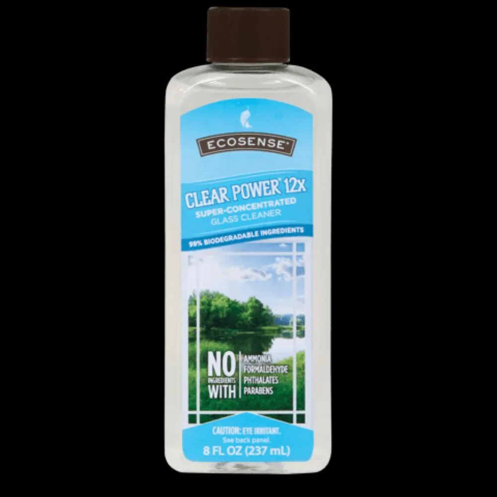 Ecosense Clear Power 12x Glass Cleaner plant-derived / biodegradable - 8 fl. oz.